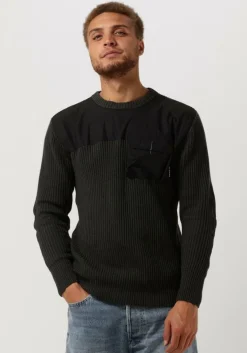 grijze g-star raw trui army r knit