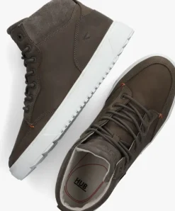 grijze hub hoge sneakers dundee