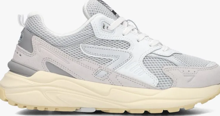 grijze hub lage sneakers grid-w