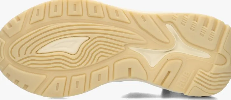 grijze hub lage sneakers grid-w