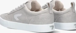 grijze hub lage sneakers miami w