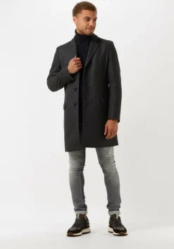 grijze hugo mantel migor