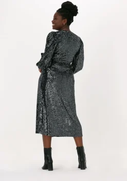 grijze ibana midi jurk mojito