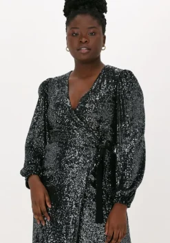 grijze ibana midi jurk mojito