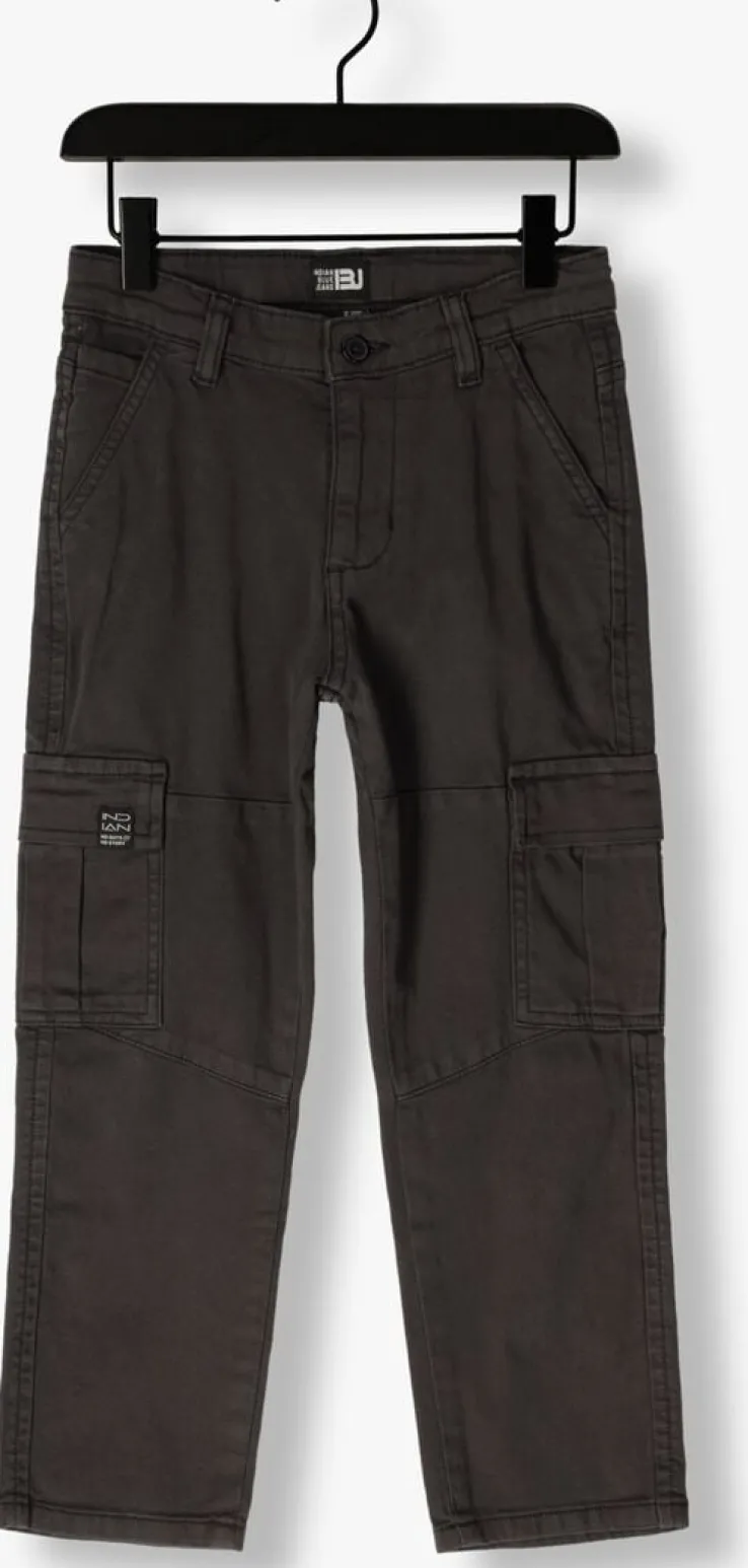 grijze indian blue jeans cargo jeans 2551 cargo wide straight fit
