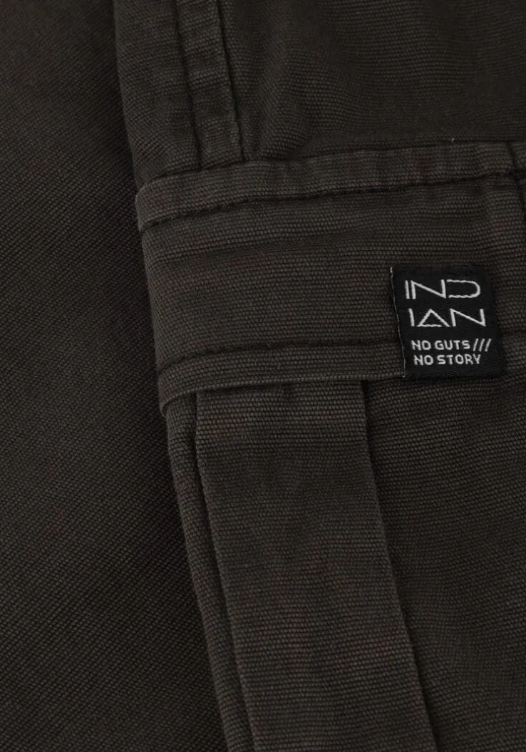 grijze indian blue jeans cargo jeans 2551 cargo wide straight fit