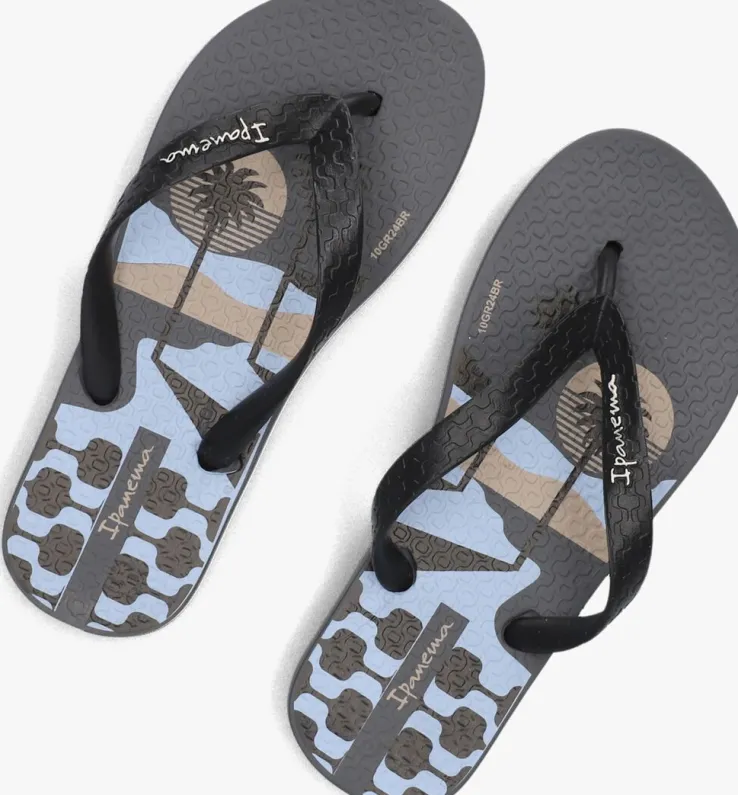 grijze ipanema teenslippers classic
