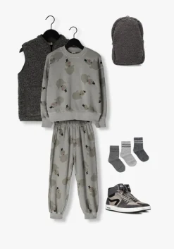 grijze jelly mallow joggingbroek snowman pigment lounge pants