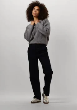 grijze knit-ted trui amanda pullover