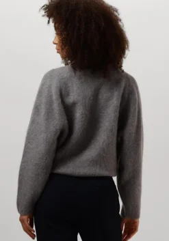 grijze knit-ted trui amanda pullover