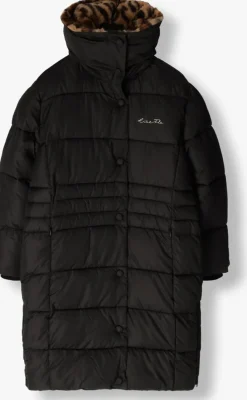 grijze like flo gewatteerde jas abby flo girls long fancy hooded jacket