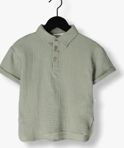 grijze lil' atelier casual overhemd nmmjanu ss loose shirt lil