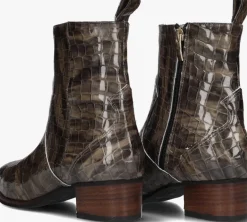 grijze lina locchi enkellaarsjes 3231