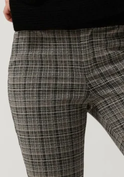 grijze liu jo pantalon pantalone zampa jacquard