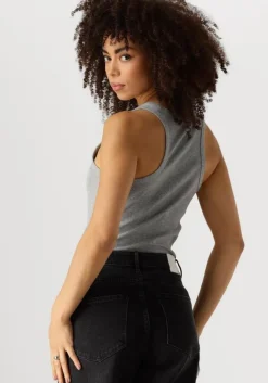 grijze liu jo top tank top logo