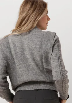 grijze lollys laundry vest noviall cardigan ls