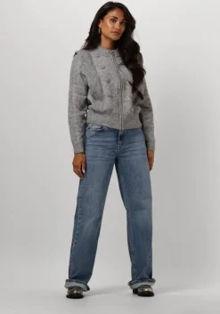 grijze lollys laundry vest noviall cardigan ls