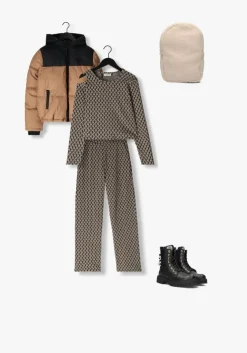 grijze looxs 10sixteen flared broek 2431-5613