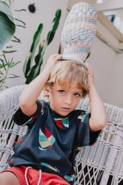 grijze lötiekids t-shirt s25-122-17