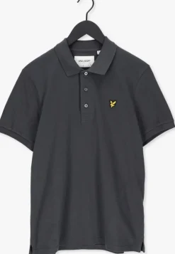 grijze lyle & scott polo plain polo shirt