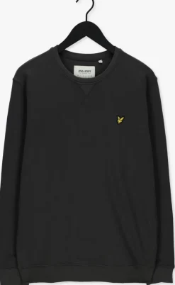 grijze lyle & scott trui crew neck sweatshirt