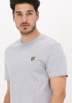 grijze lyle & scott t-shirt plain t-shirt