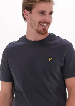 grijze lyle & scott t-shirt plain t-shirt