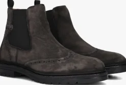 grijze mazzeltov chelsea boots p-50301