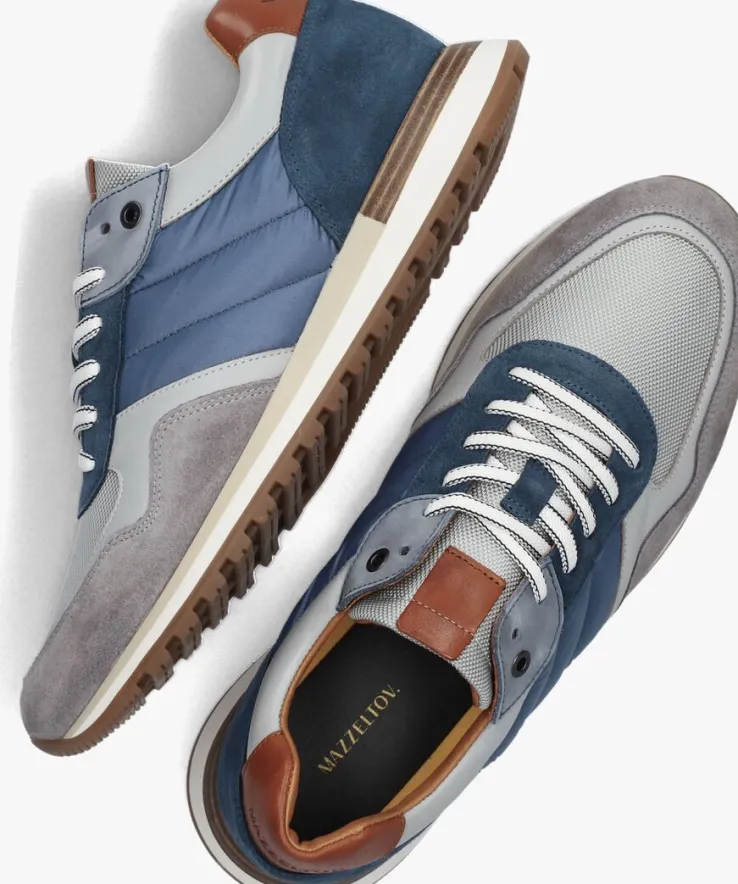 grijze mazzeltov lage sneakers 13653