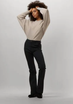 grijze minus flared broek carma flared pant