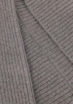 grijze minus trui fame off shoulder knit pullover