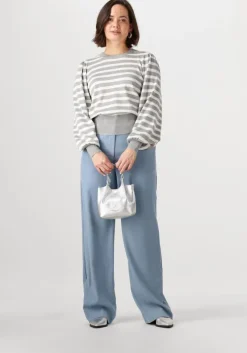 grijze minus trui liva long sleeve pullover