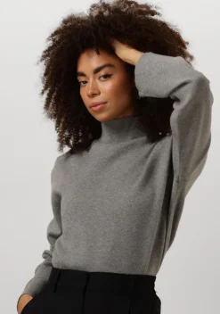 grijze minus trui lupi high neck pullover