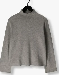grijze minus trui lupi high neck pullover