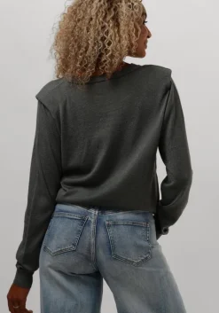 grijze minus trui mekira knit pullover