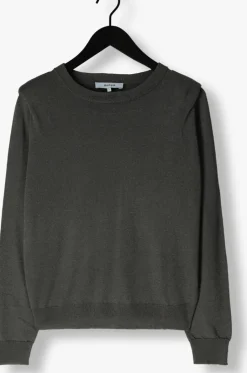 grijze minus trui mekira knit pullover