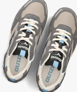 grijze mizuno lage sneakers sky medal heren