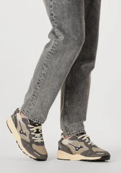 grijze mizuno lage sneakers sky medal heren