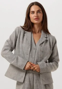 grijze modström blazer kieramd jacket