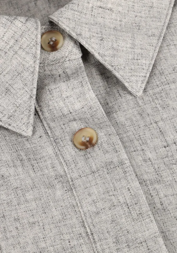 grijze modström blouses kalemmd overshirt