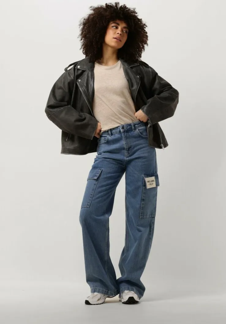 grijze modström leren jas hullamd jacket