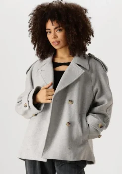 grijze modström mantel esmundmd jacket