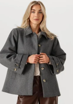 grijze modström mantel ofiamd jacket