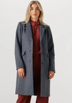 grijze modström mantel pamela coat