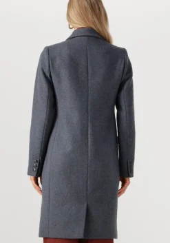 grijze modström mantel pamela coat