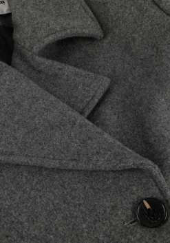 grijze modström mantel shaymd coat