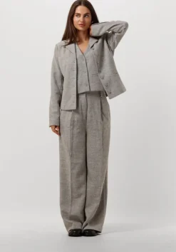 grijze modström pantalon kieramd pants