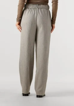 grijze modström pantalon popemd pants