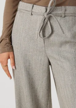 grijze modström pantalon popemd pants