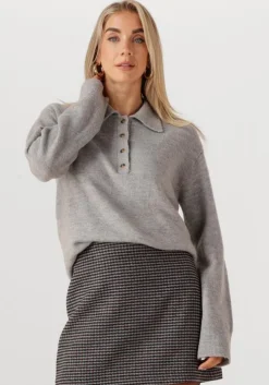 grijze modström sweater treemd polo